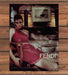 Fendi Model in Red Sequin Top and Skirt Cabin Setting Print Ad 1997 1990s