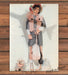 Flying Phobia Fashion Poodle Pink Fur Vest Travel Magazine Photo 1983 1980s