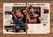 Ford Aerostar Black Minivan Mom Driving Girl Car Seat Print Ad 1993 1990s (2pgs)