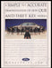 Ford Anti-Theft Key 1990s Print Advertisement Ad 1997 Dobermann Dogs Fetch the Paper!