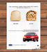 Ford Contour Test Drive Bread Before After Toast Red Car Print Ad 1997 1990s