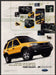 Ford Escape 2000s Print Advertisement 2002 "No boundaries" Yellow SUV Fetch-the-Paper