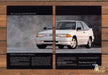 Ford Escort GT Let Life Pass You By White Coupe Print Ad 1991 1990s (2 pgs)