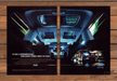 Ford Flex Refrigerator Skylight Lounge Interior Print Ad 2008 2000s (2pgs)