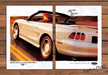 Ford Mustang Convertible "Blow the Roof Off" Cruise Print Ad 1997 1990s (2pgs)