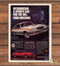 Ford Mustang Sports Car 80s White 3 Door Red 2 Door Print Ad 1979 1970s