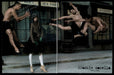 Frankie Morello 2000s Print Advertisement 2005 (2 pages) Male Leaping Dancers Fetch-the-Paper