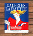 Galeries Lafayette "Capital Of Fashion" Glam Illustrated Print Ad 1986 1980s