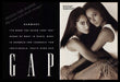 Gap Clothing Diana and Tracee Ross 1990s Print Advertisement (2 Pg) 1991 Fetch-the-Paper