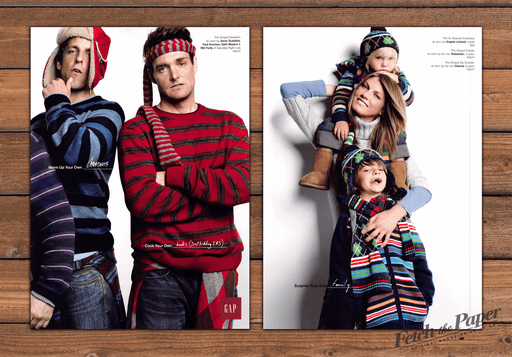 Gap Sudeikis Armisen Meyers Forte SNL 1 Page (Front/Back) Print Ad 2008 2000s