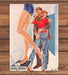 Garie Blackwell “Thighs” Legs Doorway Couple Magazine Illustration 1983 1980s