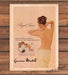 Germaine Monteil Royal Secret Bath Perfume Bare Back Towel Print Ad 1965 1960s