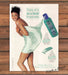 Gillette Satin Care Body Wash Bare Skin Satin Wrap Glam Print Ad 1997 1990s