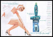 Gillette Satin Care Shaving 1990s Print Advertisement (2 pg) 1998 Sexy Long Legs Fetch the Paper!