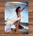 Gillette Venus Breeze Razor Bikini Model Beach White Wrap Print Ad 2007 2000s