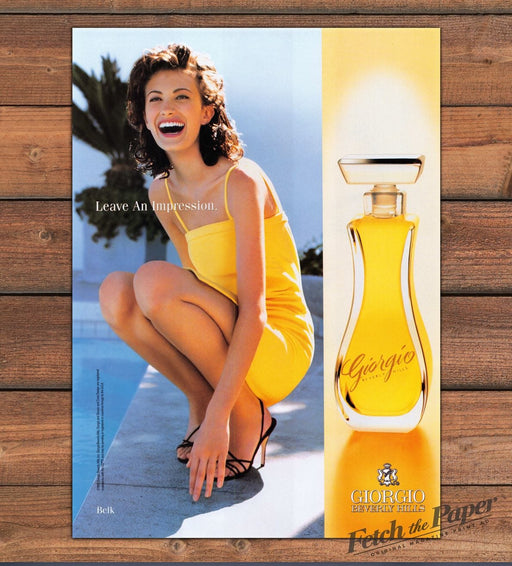 Giorgio Beverly Hills 1990s Print Advertisement 1997 (Read description)