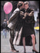 Giuliana Teso Clothing 1980s Print Advertisement Ad 1987 Legs Kiss Balloon City Fetch-the-Paper