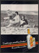Gordon's Gin 1980s Print Advertisement 1985 Beach Easel Painting Couple Fetch-the-Paper