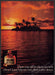 Grand Marnier 1970s Print Advertisement 1977 Island Sunset Fetch-the-Paper