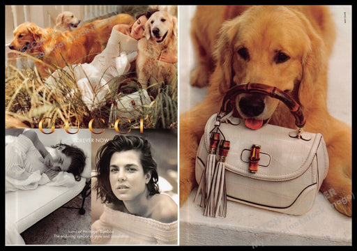 Gucci 2010s Print Advertisement (2 page) 2013 Golden Retriever Dogs