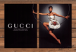Gucci Rihanna Hoop Legs Tattoo Heart Handbag UNICEF Print Ad 2008 2000s (2pgs)