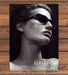 Gucci Sunglasses Black & White Model Profile Print Ad 1998 1990s