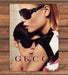 Gucci Sunglasses Couple Embrace Black Frames Blonde Model Print Ad 2008 2000s