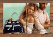 Guess by Marciano Navy Handbag Blonde Model Man Print Ad 2008 2000s (2pgs)