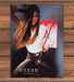 Guess Handbags Pony Hair Bag Brunette Model Print Ad 1997 1990s