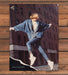 Guess Jeans Bloomingdales Oversized Denim Jacket Blonde Print Ad 1985 1980s