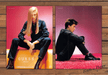 Guess Jeans Rinse Denim Models 1 Page (Front/Back) Print Ad 1997 1990s