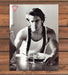 Guess Men Male Model Beiron Andersson in Suspenders Print Ad 1993 1990s