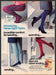 Hanes 1980s Magazine Print Advertisement 1985 Light Tights Colors Legs Hanes