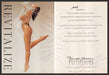 Hanes 1990s Magazine Print Ad (2 pages) 1998 Legs Revitalizing Smooth Hosiery Hanes