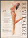 Hanes 1990s Magazine Print Advertisement 1998 Smooth Illusions Legs Revitalize Fetch-the-Paper