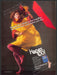 Hanes Too! 1980s Print Advertisement 1985 Windy Weather Hosiery Pantyhose Hanes