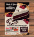 Hershey’s Cocoa Chocolate Raspberry Pie Slice Recipe Print Ad 1986 1980s