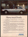 Honda Accord Hatchback Car 1980s Print Advertisement 1983 Fetch-the-Paper