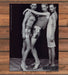 Iceberg Three Models in Shorts and Knit Tops Black and White Print Ad 1998 1990s