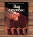 Jell-O Chocolate Mousse Box Brown Grocery Bag Dessert Cups Print Ad 1987 1980s