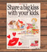 Jell-O Jigglers Valentines Hearts Lips Kids Recipe Print Ad 1993 1990s