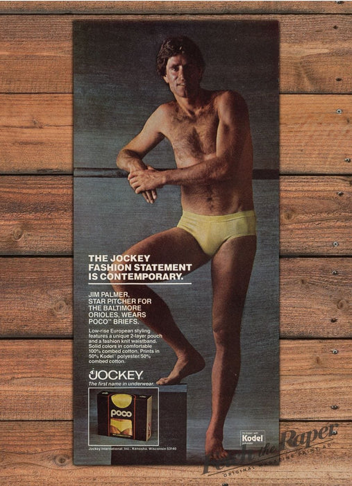 Jockey Men's Underwear 1980s Print Advertisement Ad 1980 Poco
