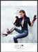 Joe's Jeans 2010s Print Advertisement 2012 Legs Skinny Model Sitting Marble Sink Fetch-the-Paper