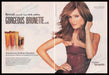 John Frieda Brilliant Brunette 2000s Print Advertisement Ad (2 pages) 2004 Hair Fetch the Paper!