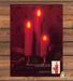 Johnnie Walker Red Scotch Whisky Christmas Candles Holiday Print Ad 1979 1970s