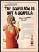 Jose Cuervo Scapulada 1970s Print Advertisement 1976 Scapula Bone Blonde Woman Fetch-the-Paper