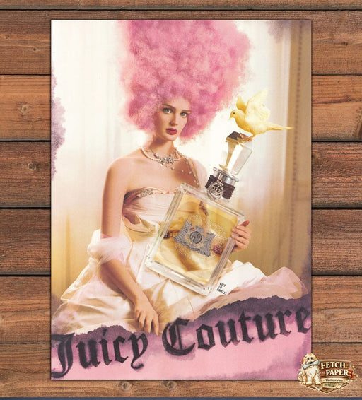 Juicy Couture 2000s Print Advertisement Ad 2007 Canary Colorful