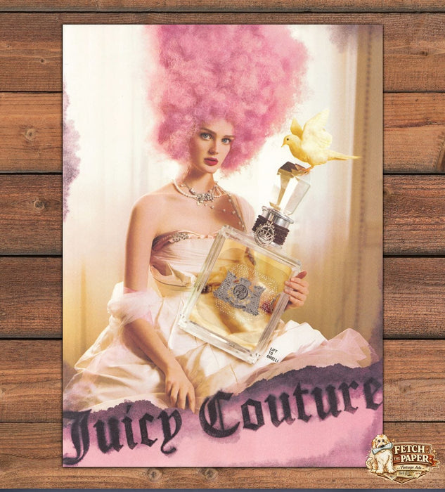 Juicy Couture 2000s Print Advertisement Ad 2007 Canary Colorful
