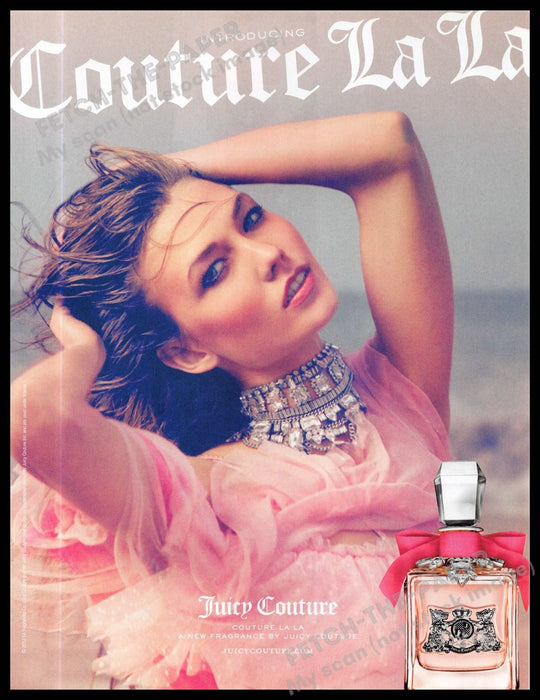 Juicy Couture 2010s U.K. Magazine Print Ad 2013 Couture La La (Not the product)