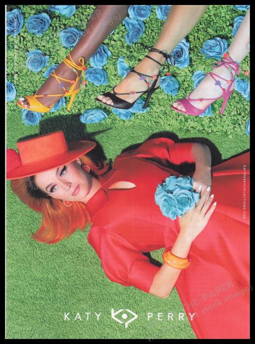 Katy Perry 2000s Print Advertisement Ad 2017 Fetch the Paper!